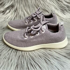 Allbirds Savana Dawn Light Purple Wool Runners Lace Up Women's Sneaker Size 7